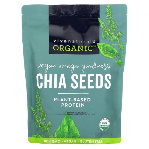 Viva Naturals, Chia Seeds, 1 lb (454 g)