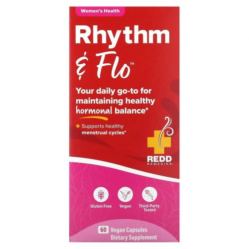 Redd Remedies, Rhythm & Flo, 60 веганских капсул