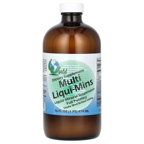 World Organic, Multi Liqui-Mins, мультивитамины, 474 мл (16 жидк. унций)