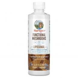MaryRuth Organics, Functional Mushrooms Liposomal, соленый шоколад, 450 мл (15,22 жидк. Унции)