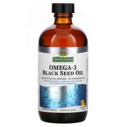 Nature's Answer, Omega-3 with Black Seed Oil,  Great Tasting Orange, 8 fl oz (240 ml)