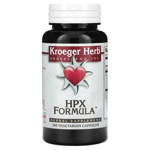 Kroeger Herb Co, HPX Formula, 100 вегетарианских капсул