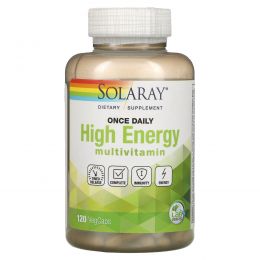 Solaray, Once Daily, High Energy Multivitamin, 120 VegCaps