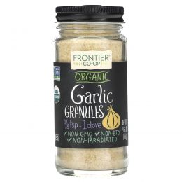 Frontier Co-op, Organic Garlic, Granules, 2.68 oz (76 g)