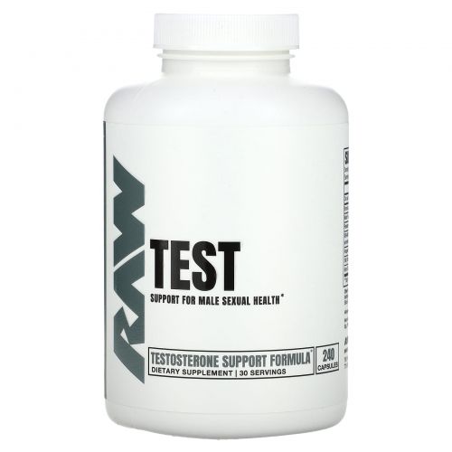 Raw Nutrition, Test, 240 капсул