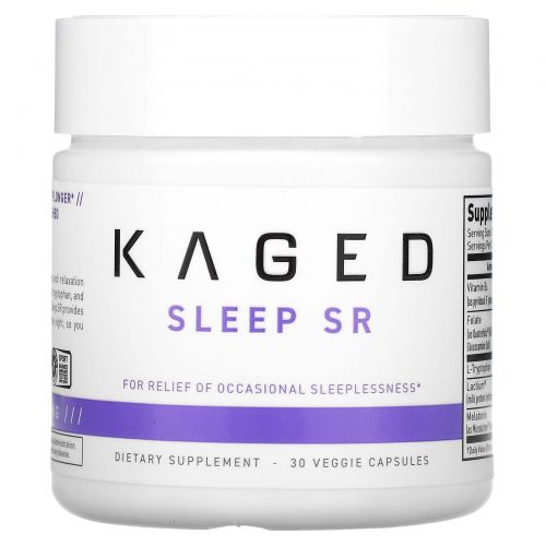 Kaged, Sleep SR, 30 растительных капсул