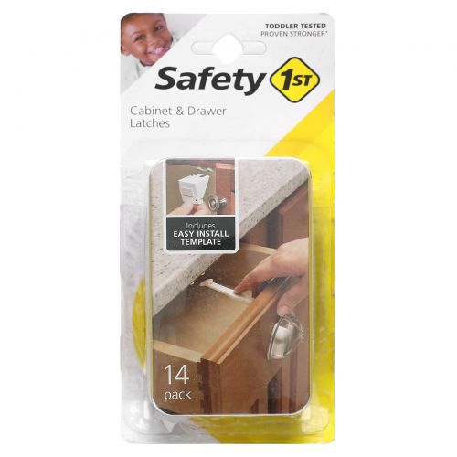 Safety 1st, замки для тумб и ящиков, 14 шт.