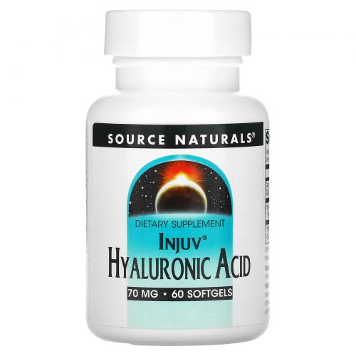 Source Naturals, Гиалуроновая кислота, 70 мг, 60 капсул