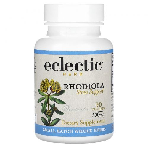 Eclectic Institute, Rhodiola, 500 mg, 90 Non-GMO Veggie Caps