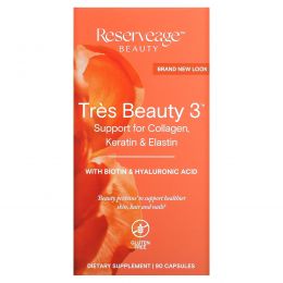 Reserveage Beauty, Tres Beauty 3, 90 капсул