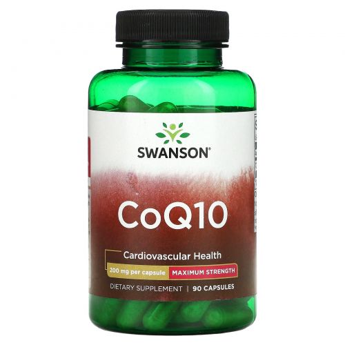 Swanson, CoQ10, Cardiovascular Health, 200 mg, 90 Capsules