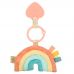 Itzy Ritzy, Itzy Pal, Plush Pal With Silicone Teether,  0+ Months, Macy The Rainbow, 1 Plush Teether