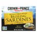 Crown Prince Natural, Brisling Sardines, In Mustard, 3.75 oz (106 g)