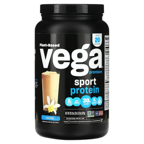 Vega, Performance Protein, Vanilla Flavor, 29.2 oz (828 g)