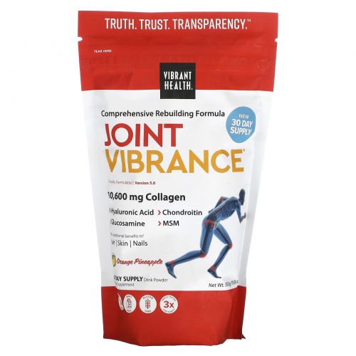 Vibrant Health, Joint Vibrance, Orange Pineapple, 19.58 oz (555 g)