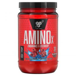 BSN, Амино X, искрометная формула BCAA, Blue Raz, 15,3 унций (435 гр)