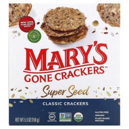 Mary's Gone Crackers, Organic, крекеры из супер-зерна, 5,5 унции (155 г)