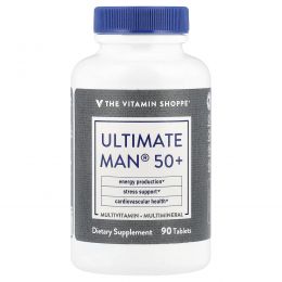 The Vitamin Shoppe, Ultimate Man® 50+, мультивитамины и мультиминералы, 90 таблеток