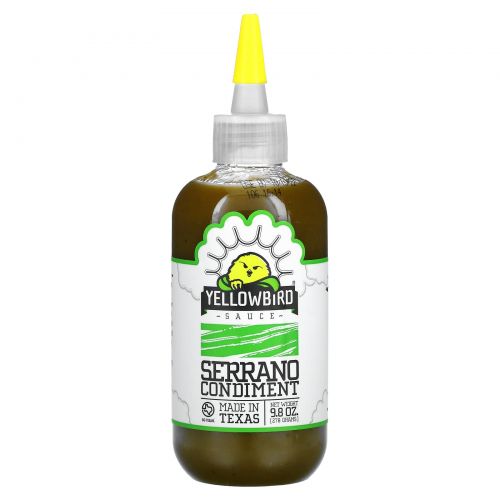 Yellowbird Sauce, Приправа Serrano, 278 г (9,8 унции)