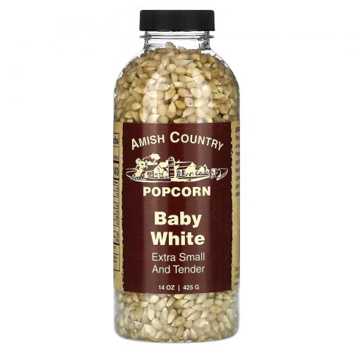 Amish Country Popcorn, Baby White, 425 г (14 унций)