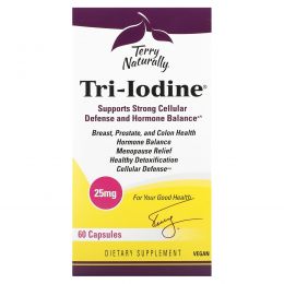 EuroPharma, Terry Naturally, Tri-Iodine, 25 мг, 60 капсул