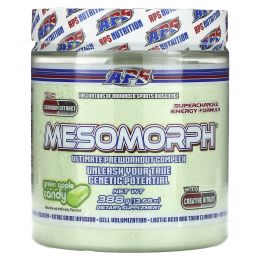 APS, Mesomorph, конфеты с зеленым яблоком, 388 г (13,68 унции)