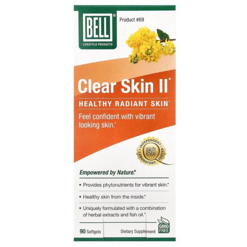 Bell Lifestyle, Clear Skin II, 90 мягких таблеток