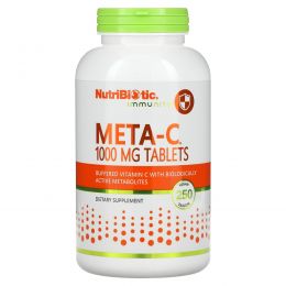 NutriBiotic, Meta-C, 1000 мг, 250 веганских таблеток