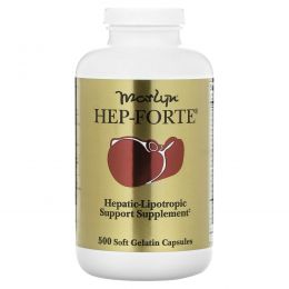 Naturally Vitamins, Marlyn, средство для печени Hep-Forte, 500 желатиновых капсул