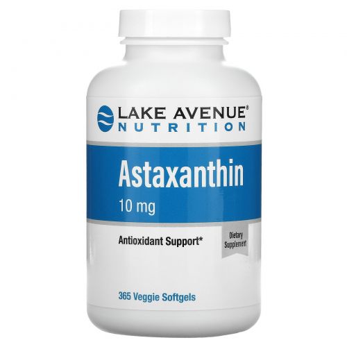 Lake Avenue Nutrition, Astaxanthin, 10 mg, 360 Veggie Softgels