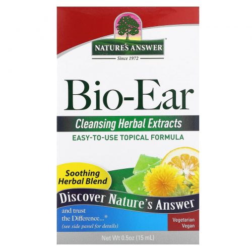 Nature's Answer, Bio-Ear, 15 мл (0,5 унции)