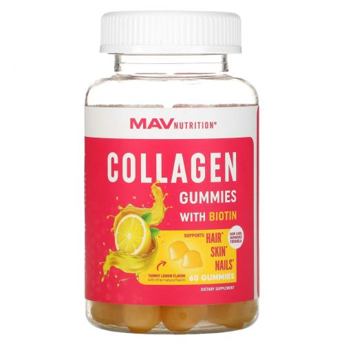 MAV Nutrition, Extra Strength Collagen Gummies, 60 Gummies