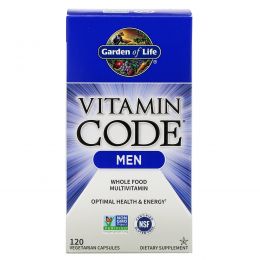 Garden of Life, Vitamin Code, Men, 120 вегетарианских таблеток