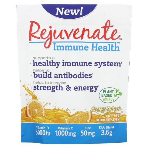 Rejuvenate, Immune Health, апельсиновый всплеск, 144 г (5 унций)