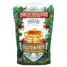 Birch Benders, Смесь для блинов и вафель, без глютена, 397 г (14 унций)