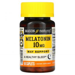 Mason Natural, Мелатонин, 10 мг, 60 капсул