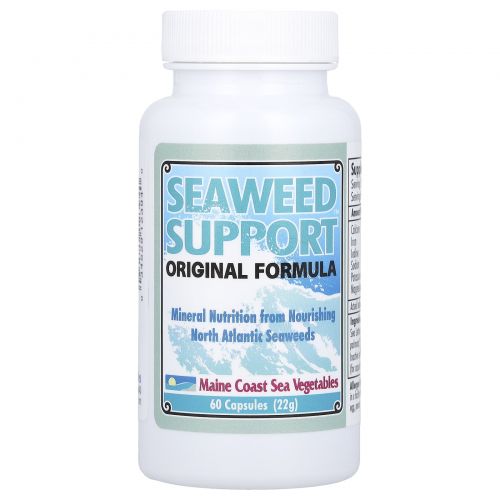 Maine Coast Sea Vegetables, морские водоросли, оригинальная формула, 60 капсул