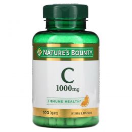 Nature's Bounty, Витамин C, 1000 мг, 100 капсуловидных таблеток