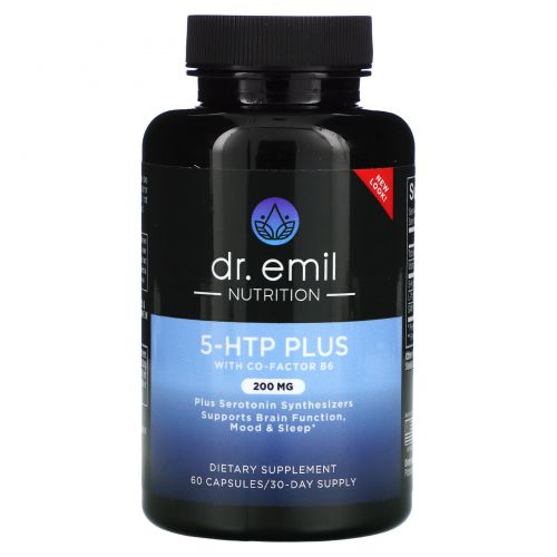 Dr. Emil Nutrition, 5-HTP Plus, 200 мг, 60 капсул