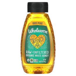 Wholesome Sweeteners, Inc., Organic, Raw Unfiltered White Honey, 16 oz (454 g)