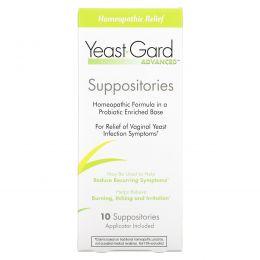 Women, Lake Consumer Products, Yeast Gard Advanced, 10 вагинальных суппозиториев