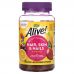 Nature's Way, Alive! Hair, Skin & Nails Gummies, Strawberry Flavored, 60 Gummies