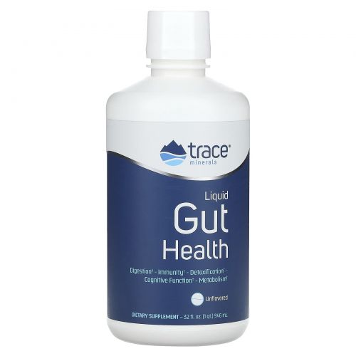 Trace Minerals ®, Liquid Gut Health, без добавок, 946 мл (32 жидк. Унции)