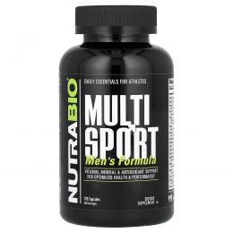 NutraBio Labs, MultiSport Men's Formula, 120 Vegetable Capsules