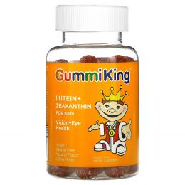 GummiKing, Lutein + Zeaxanthin For Kids, Mango Flavor, 60 Gummies