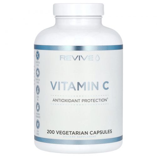 Revive, витамин C, 200 вегетарианских капсул