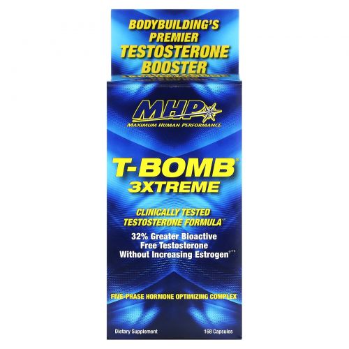 MHP, T-Bomb 3Xtreme`` 168 капсул