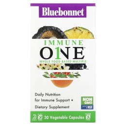 Bluebonnet Nutrition, Immune One, комплекс из цельных продуктов, 30 растительных капсул