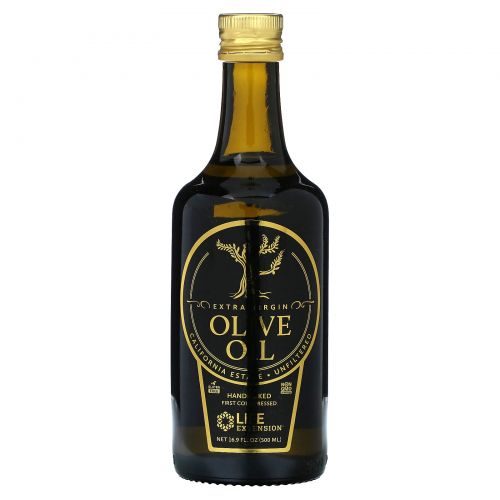 Life Extension, Оливковое масло холодного отжима, 500 мл (16,9 жидк. Унции)