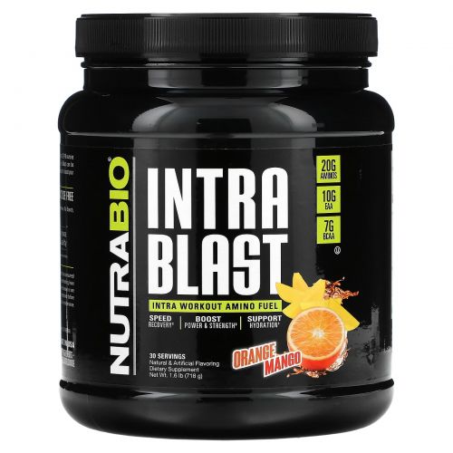 NutraBio Labs, Intra Blast, Orange Mango, 1.6 lb (724 g)